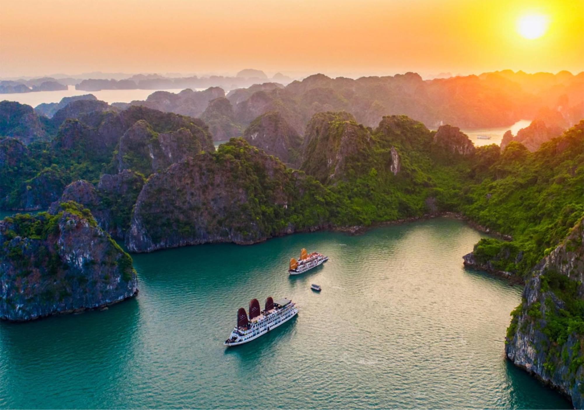 Hotel Halong Arcadia Cruise Hạ Long Exterior foto
