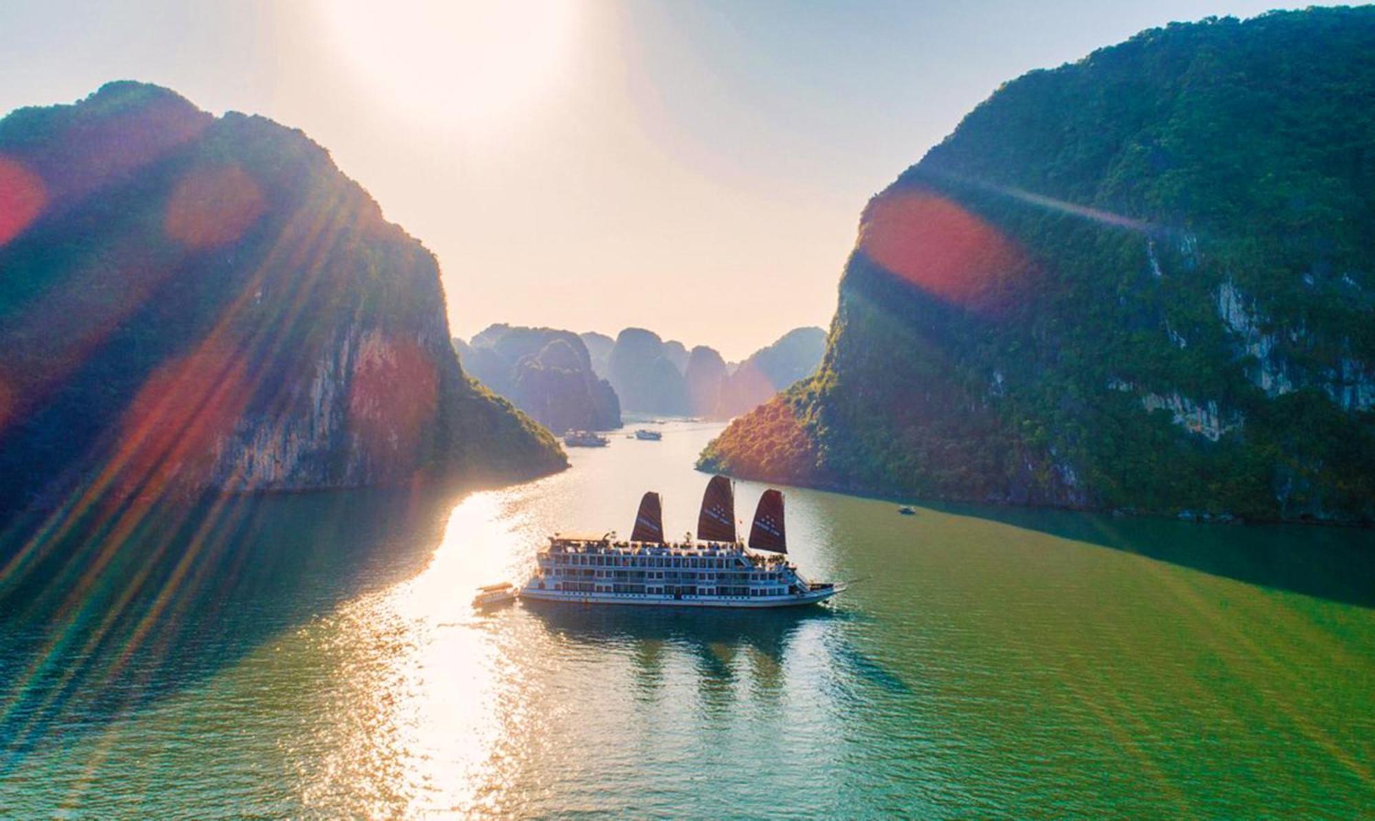 Hotel Halong Arcadia Cruise Hạ Long Exterior foto