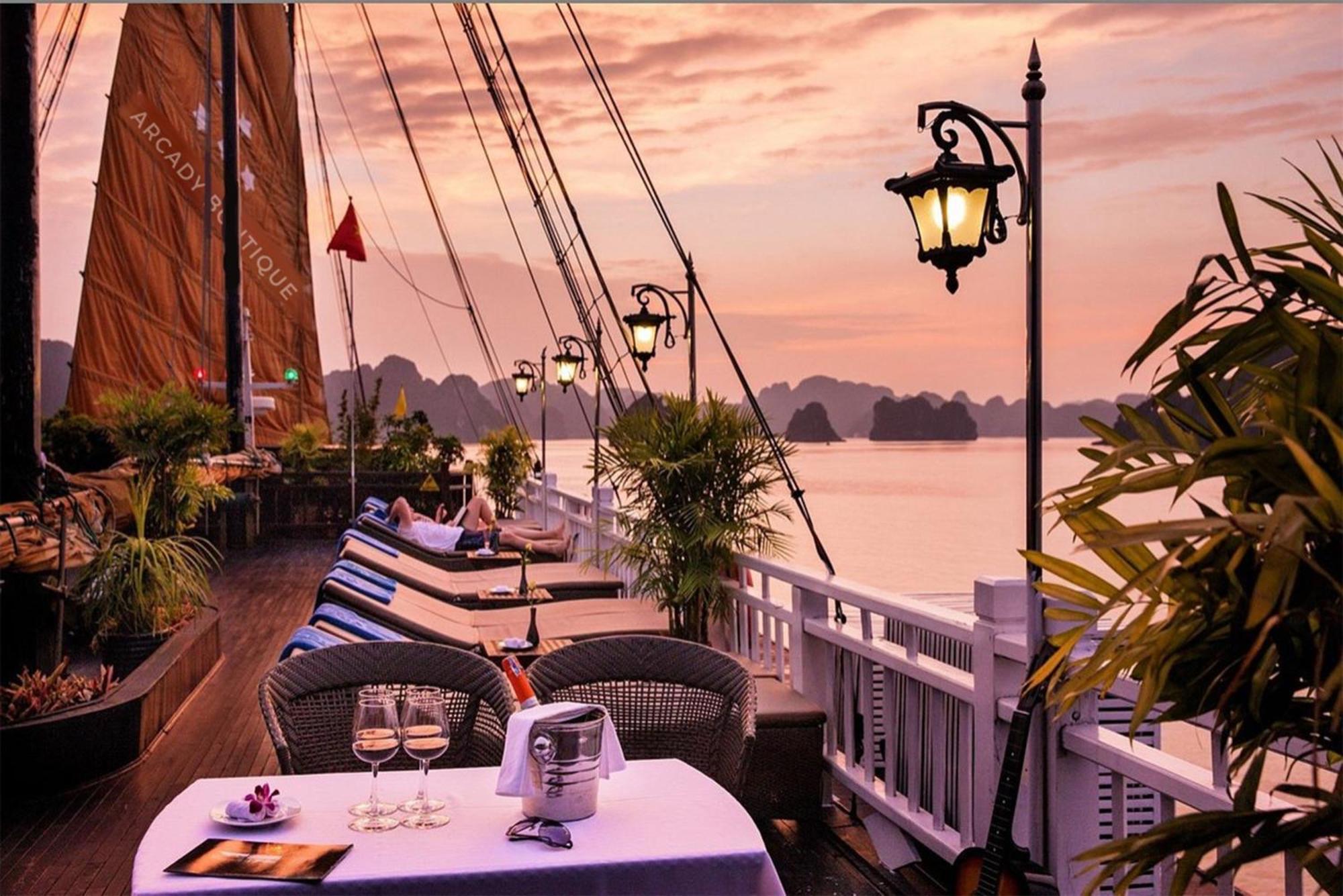 Hotel Halong Arcadia Cruise Hạ Long Exterior foto